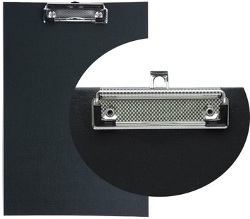 CLIPBOARD deska z klipem PODKŁADKA A4 CZARNA