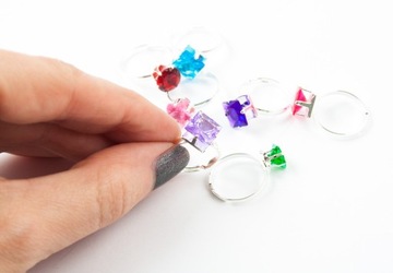 ЮВЕЛИРНЫЕ КОЛЬЦА ДЛЯ ДЕВОЧЕК набор 36 шт.