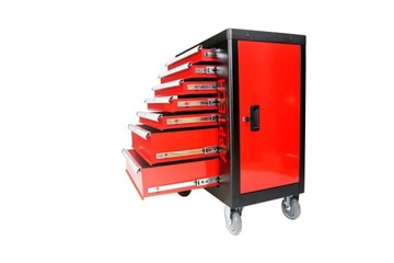 ИНСТРУМЕНТАЛЬНЫЙ ШКАФ ТЕЛЕЖКА ДЛЯ МАСТЕРСКОЙ 7+1 256 шт.