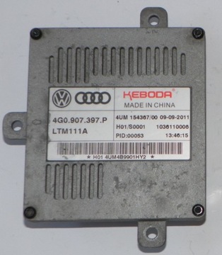 AUDI A3 8V 5D S3 RS3 CABRIO MODUL LED MĚNIČ 4G0907397P OEM