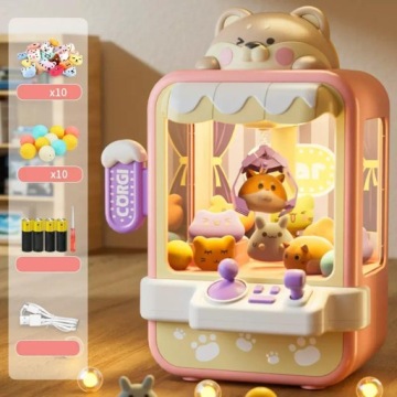 Когтеточка Семейная аркадная игра Мини автомат для игрушек Вендинг для розовых