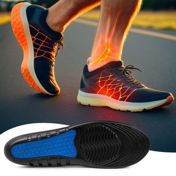 Wkładki do butów roboczych bolące pięty BHP 42-47