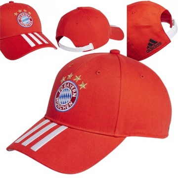 CZAPKA Z DASZKIEM NA LATO ADIDAS FC BAYERN SPORTOWA REGULOWANA R.OSFL