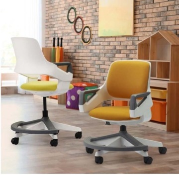 ROOKEE Уникальный вращающийся стул синего цвета.