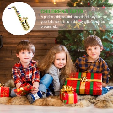 ИГРУШКА-САКС МУЗЫКАЛЬНЫЙ ЗОЛОТОЙ САКСОФОН