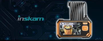 ИНСПЕКЦИОННАЯ КАМЕРА DUO ЭНДОСКОП ДВЕ КАМЕРЫ 5M 7LED 2x Full HD LCD 5,5 мм