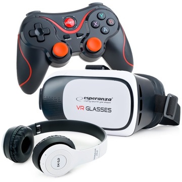 GOGLE OKULARY VR WIRTUALNA RZECZYWISTOŚĆ DO GIER
