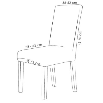 РОЖДЕСТВЕНСКИЙ ПОКРЫТИЕ НА СТУЛ, УНИВЕРСАЛЬНЫЙ, ЭЛАСТИЧНЫЙ, ДЕКОРАТИВНЫЙ СПАНДЕКС