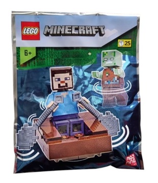 LEGO Minecraft Minifigure Polybag - Steve with Drowned #662205