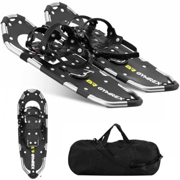 Rakiety śnieżne z rakami regulowane 27-37 cm do 80