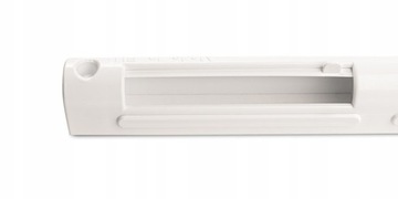 BIAŁY krótki nawiewnik ciśnieniowy do okien okna Ventec VT601 277 mm