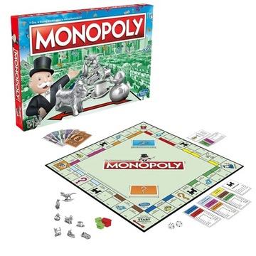 ORYGINALNA GRA MONOPOLY CLASSIC POLSKA HASBRO NEW