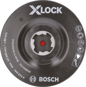 BOSCH Talerz oporowy na rzepy 115mm X-LOCK