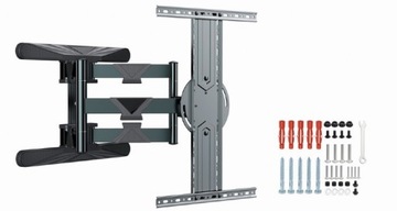 ПРОЧНЫЙ КРОНШТЕЙН ДЛЯ ТЕЛЕВИЗОРА НАСТЕННАЯ ВЕШКА ДЛЯ ТЕЛЕВИЗОРА 34–80 ДЮЙМОВ, ПОВОРОТНАЯ 50 КГ