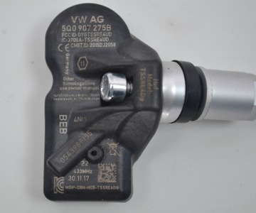 ДАТЧИК ДАВЛЕНИЯ TPMS AUDI VW 5Q0907275B C-98  фото 5