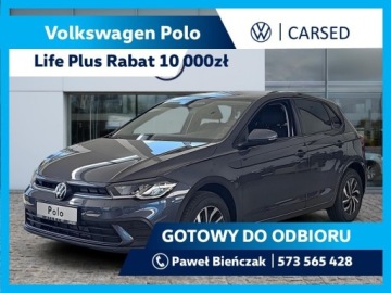Volkswagen Polo VI Hatchback 5d Facelifting 1.0 TSI 95KM 2026 Volkswagen Polo Life Plus TSI 95 KM DSG, 7-stopnio