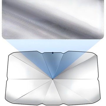 КОВРИК ИЗ ФОЛЬГИ СОЛНЦЕЗАЩИТНЫЙ КОЗЫРЕК АВТОМОБИЛЬНЫЕ ГАДЖЕТЫ ЗОНТ ДЛЯ ОКНА АВТОМОБИЛЯ