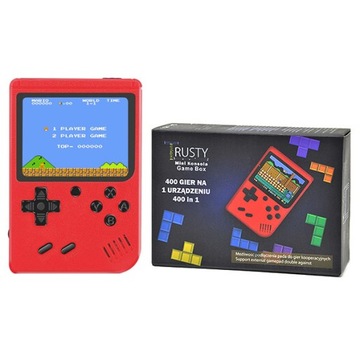 МИНИ-ПОРТАТИВНАЯ КОНСОЛЬ GAMEBOY 400 GAMES ЦВЕТНОЙ ЖК-дисплей + USB-КАБЕЛЬ ДЛЯ ТВ