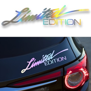 NAKLEJKA NA SAMOCHÓD NALEPKA LIMITED EDITION HOLO