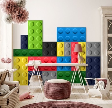 PANELE FILCOWE 3D KLOCKI 60X15 CM TAPICEROWANE