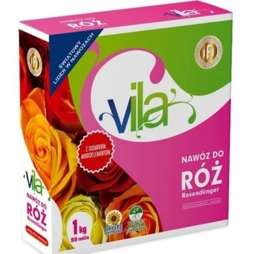 VILA Nawóz Do Róż 1 KG Ziemia Granulat Torf