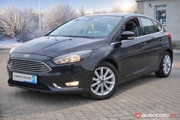 Ford Focus III Hatchback 5d facelifting 1.0 EcoBoost 125KM 2015 Ford Focus Grzana Kierownica Navi Klimatronic Bez wypadek
