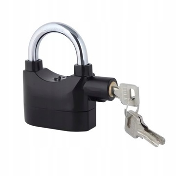 Навесной замок с сигнализацией громкой сигнализации 110 дБ, замок для мотоцикла, для гаражных ворот