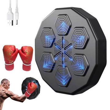 MUZYCZNE ELEKTRONICZNE RĘKAWICE BOKSERSKIE Z CZUJNIKIEM BLUETOOTH