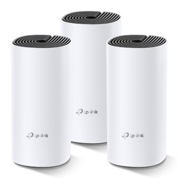 Mocny system WiFi TP-LINK DECO M4 Mesh 3 szt 370m 5 GHz 867 Mb/s WZMACNIACZ