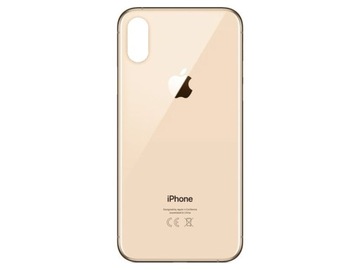 Tylna klapka iPhone Xs Big Hole Gold