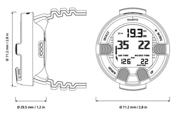 Komputer nurkowy Suunto Vyper Novo - Graphite