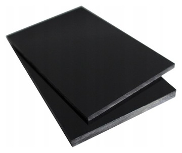 PLEXI / PLEKSI CZARNA Na Wymiar - 5mm (Wylewana)