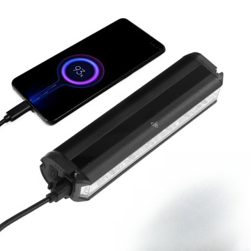 Мощный светодиодный передний фонарь для велосипеда 1400лм 4000мАч