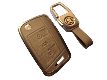 Etui obudowa na kluczyk do Skoda Blue
