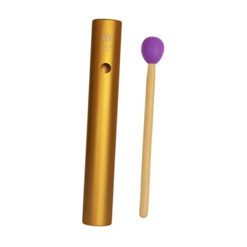 Wah Wah Tube Easy to Play Aluminiowa muzyczna zabawka edukacyjna Guiro Żółta
