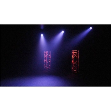 PROJEKTOR LASEROWY DYSKOTEKOWY KOLOROFON REFLEKTOR LED PAR RGB LAMPA DISCO