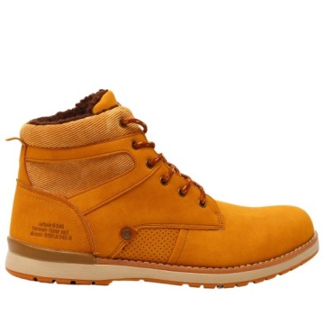 BUTY MĘSKIE ZIMOWE SPORTOWE TRAPERY OCIEPLANE MOCNE