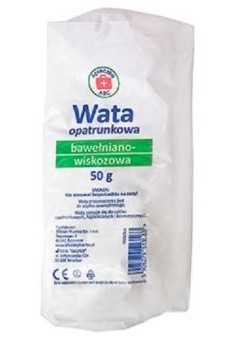 Wata, bawełniana-wiskozowa, Apteczka ABC, 50g