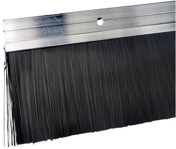 LISTWA USZCZELKA DRZWI SZCZOTKOWA WŁOSIE 1M 60MM