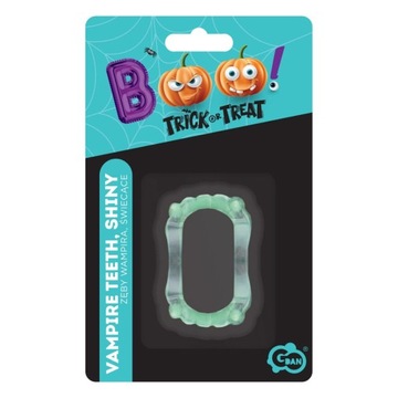 Клыки вампира, светящиеся в темноте зубы Хэллоуина
