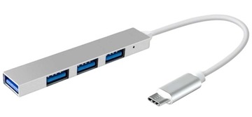 ADAPTER 4w1 HUB USB-C DO MACBOOK AIR PRO OTG 4XUSB