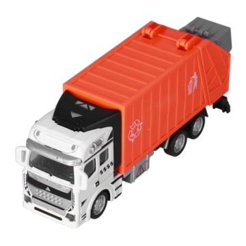 Іграшкова вантажівка для доставки з приводом pull back, масштаб 1:48 Гладкі роги