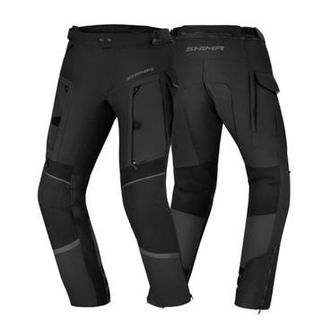 Spodnie motocyklowe SHIMA Hero 2.0 Black 4XL czarne