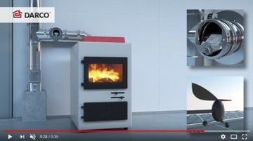 Регулятор тяги дымохода для трубы RCO 150 DARCO