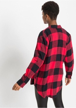 44 Bonprix BPC BLUZKA OVERSIZE FLANELOWA ihr