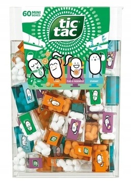 ДРАЖИ TIC TAC TRAVELS XXL С МИНИ-КОробочками 60 ШТ. 228 г DE