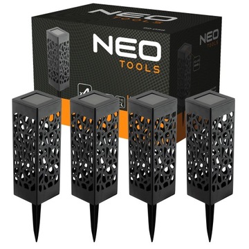 Садовый светильник на солнечных батареях NEO LED, 4 шт.