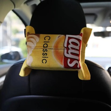 Творческая коробка для салфеток, тканевая упаковка, сумка в форме кармана для хранения салфеток