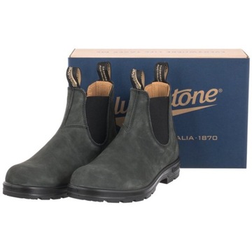 Buty Sztyblety Skórzane Blundstone 587 Rust Black