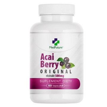 JAGODY ACAI odchudzanie detox 60 kapsułek 500 mg
